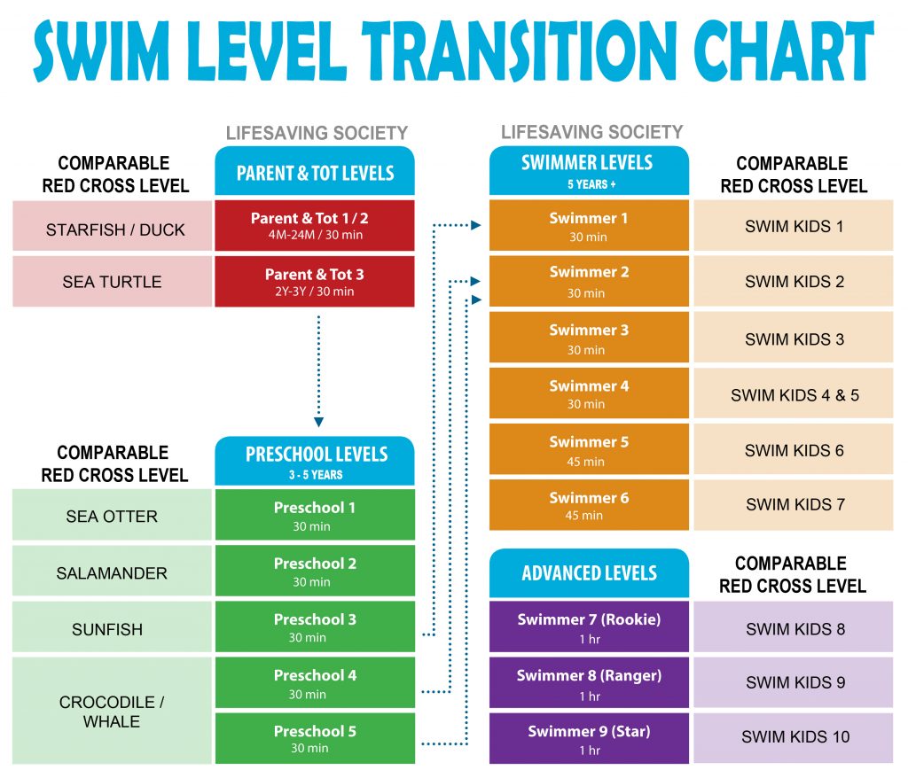 lifesaving transition chart