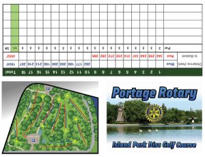 portage rotary disc golf course printable score sheet
