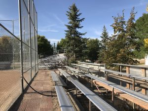 rotary republic park photo baseball bleachers