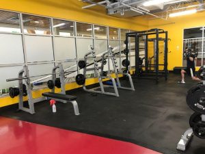 fitness centre lifting equipment
