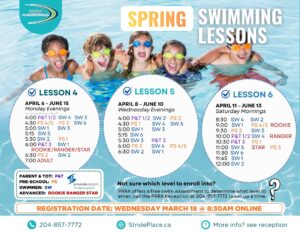 spring swimming lesson 2026