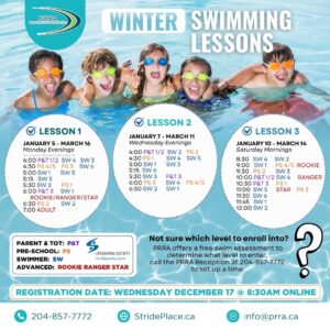 winter swim lessons 2026