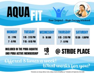 aquafit poster 2025 until sept 22nd 2025