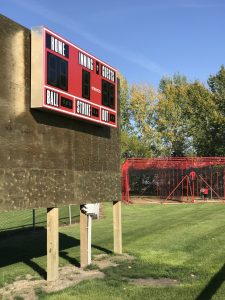 rotary republic park photo baseball score clock