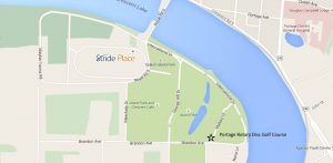 portage disc golf map