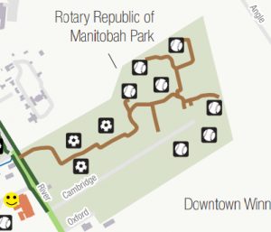 rotary republic park walking map