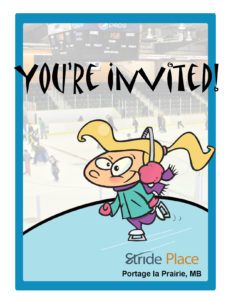 printable skate party invites for girls